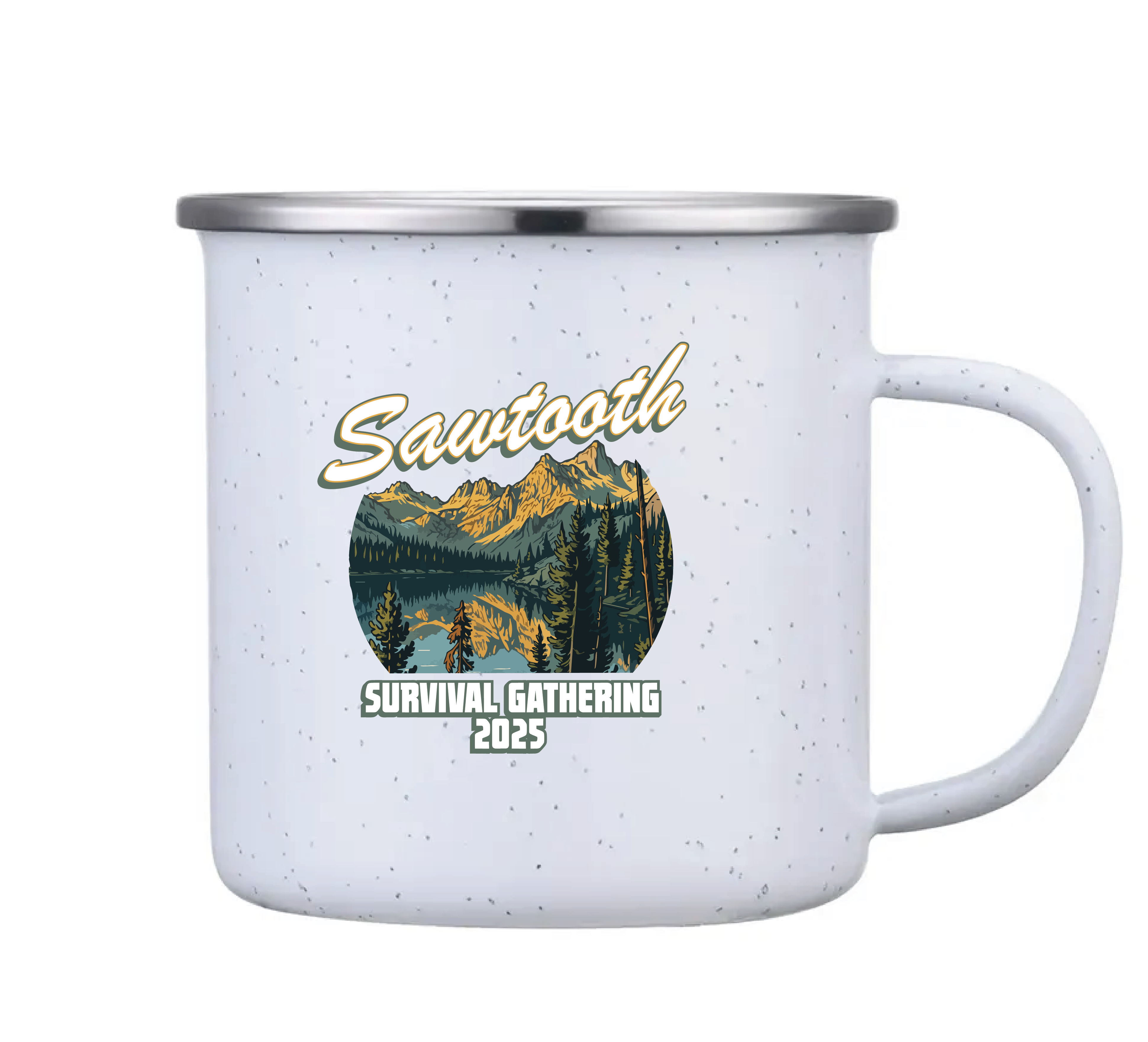 Sawtooth Survival Gathering 2025 Camp Mug
