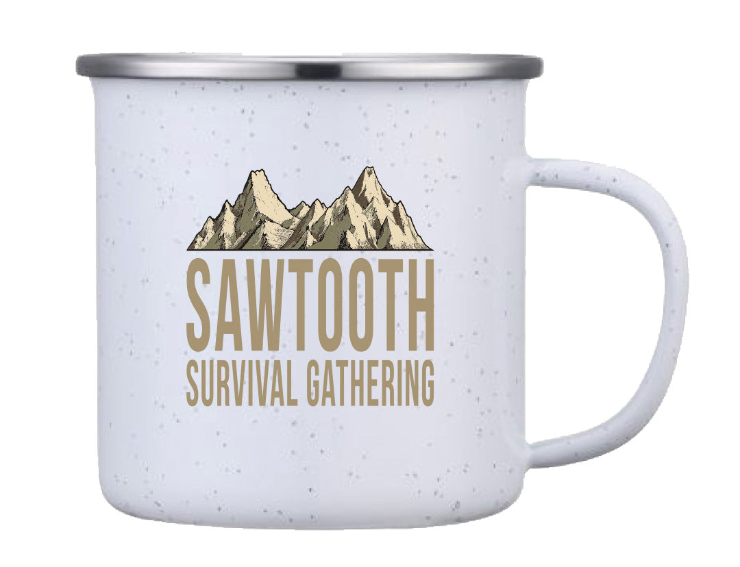 Sawtooth Survival Gathering 2026 Camp Mug